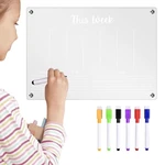 Acrylic Fridge Dry Erase Board Dry Erase Board For Refrigerator Magnetic Fridge Magnet Transparent Magnet Design Shopping List