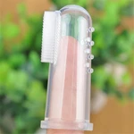 Silicon Baby Finger Toothbrush Children Teeth Clean Soft Silicone Infant Tooth Brush Rubber Cleaning Baby Brush with Box New