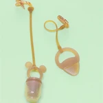 2pcs Silicone Anti-lost Chain Clip Baby Pacifier Chain Gum Mouth Bite Pacifier Clip Infant Nipple Holder Dummy Clip Baby Items