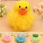 Hot Sale Cartoon Bath Flower Bath Ball Milk Shower Accessories Bathroom Supplies Loofah Mesh Sponge Super Soft Baby Bath Brush