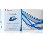 Cranberry Luxe Azure nitrilové nepudrované rukavice s lanolinem a vitaminem E velikost S 2x150 ks