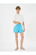 Koton Beach Shorts Water-Changing Tied Waist Mesh Lined