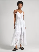 White women's maxi dress Pepe Jeans Dusana - Women