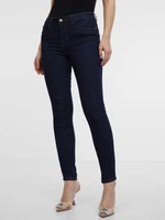 Orsay Tmavě modré dámské skinny fit džíny - Dámské