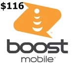 Boost Mobile $116 Mobile Top-up US