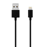 Kábel WG Lightning MFI na USB, 1m, čierna