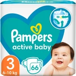 Pampers Active Baby Size 3 jednorázové pleny 6-11 kg 66 ks