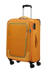 American Tourister Látkový cestovní kufr Pulsonic EXP M 64/74 l - žlutá
