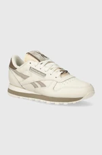 Kožené tenisky Reebok Classic Classic Leather béžová farba, 100074360