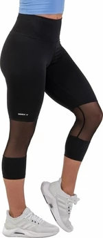 Nebbia High-Waist 3/4 Length Sporty Leggings Black XS Fitness pantaloni