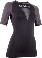 UYN Marathon Ow Shirt Black/Charcoal/White L/XL Koszulka do biegania z krótkim rękawem