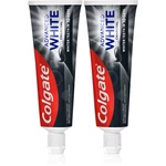 Colgate Advanced White Charcoal bělicí zubní pasta s aktivním uhlím 2x75 ml