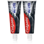 Colgate Advanced White Charcoal bělicí zubní pasta s aktivním uhlím 2x75 ml