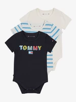 Tommy Hilfiger Body 3 ks dětské Černá