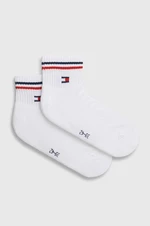 Ponožky Tommy Jeans 2-pak biela farba, 701228177