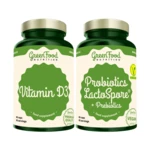 GreenFood Nutrition Probiotiká Lactospore® + Prebiotiká + Vitamín D3 2 x 60 kapsúl