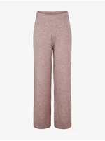 Old Pink Heather Wide Trousers Pieces Cindy - Women