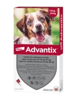 Advantix Spot-on pre psy od 10 do 25 kg 4 x 2.5 ml