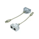 Redukcia DATACOM 1xRJ45/1xRJ11+RJ45 STP Cat5e (4252) sieťová redukcia • z RJ-45 (samec) na RJ-11 + RJ-45 (samica) • 1 ks v balení