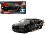 2006 Dodge Charger Matt Black with Outer Cage "Fast &amp; Furious" Series 1/32 Diecast Model Car by Jada
