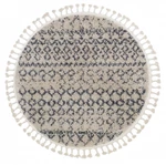 Kusový koberec Berber Agadir G0522 cream and grey kruh-160x160 (průměr) kruh