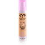 NYX Professional Makeup Bare With Me Concealer Serum hydratační korektor 2 v 1 odstín 5.5 Medium Golden 9,6 ml
