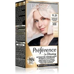 L’Oréal Paris Préférence Le Blonding barva na vlasy pro zesvětlení vlasů odstín 11.21 Ultra-Light Cool Pearl Blonde 1 ks L’Oréal Paris Préférence Le Blonding barva na vlasy pro zesvětlení vlasů odstín 11.21 Ultra-Light Cool Pearl Blonde 1 ks