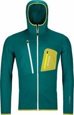 Ortovox Fleece Grid Hoody M Pacific Green L Hanorace