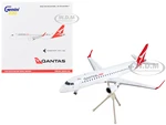 Embraer ERJ-190 Commercial Aircraft "Qantas Airways - QantasLink" White with Red Tail "Gemini 200" Series 1/200 Diecast Model Airplane by GeminiJets