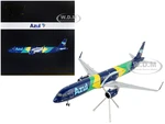 Airbus A321neo Commercial Aircraft "Azul Linhas Aereas" Dark Blue Brazil Flag Livery "Gemini 200" Series 1/200 Diecast Model Airplane by GeminiJets