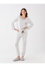 LC Waikiki Women's Polka Dot Jogger Jogger Pajama Bottom with Elastic Waist. LC Waikiki Women's Polka Dot Jogger Jogger Pajama Bottom with Elastic Waist.