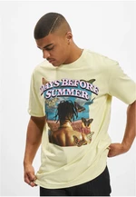 Pánské tričko Days Before Summer Oversize - žluté