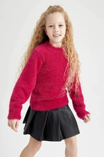 DEFACTO Girl Regular Fit Crew Neck Pullover