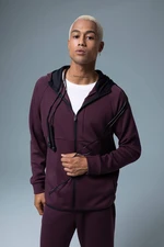 DEFACTO Slim Fit Zipper Scuba Fabric Cardigan