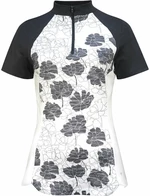 Callaway Womens Texture Floral Polo Brilliant White XS Camiseta polo