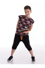 Mushi Monster Shark Boys Capri Suit
