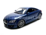 2007 Audi TT Blue 1/18 Diecast Car Model by Motormax