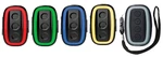 MADCAT Topcat Alarm Set 4+1 Amarillo-Azul-Rojo-Verde Alarma de mordedura de pesca