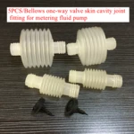 5PCS/Bellows one-way valve skin cavity joint fitting for metering fluid pump/
