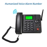Dual Sim Card GSM Fixed Wireless Phone Recording FM Radio Desktop Antenna Telephone Support GSM 850/900/1800/1900MHZ