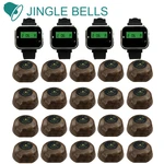 JINGLE BELLS wireless calling system 20 call buttons 4 watch water receiver pager for restaurant waiter hotel waiter calL system