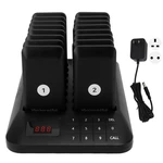 16 Restaurant Pager System Buzzers Touch Screen Restaurant Waiting Buzzers for Restaurant Food Truck Coffee Shop new.