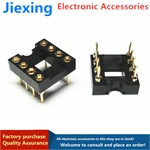 10pcs Round Hole 8 Pins 2.54MM DIP DIP8 IC Sockets Adaptor Solder Type 8 PIN IC Connector new
