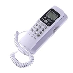 Desktop Fixed Landline Phone with Redialing and LCD Display Perfect for Home