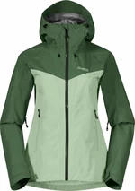 Bergans Skar Light 3L Shell Jacket Women Light Jade Green/Dark Jade Green L Kurtka outdoorowa