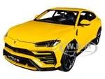 Lamborghini Urus Yellow 1/18 Diecast Model Car by Bburago