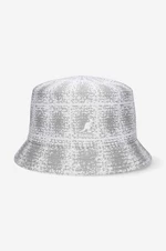 Klobouk Kangol Grounge Plaid Bin šedá barva, K3548.GREY-GREY/WHT