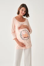 Dagi růžové těhotenské tričko