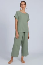 Dámské pyžamo Lady Belty 23V-0138J-23 - BELVERDE/zelená / L BEL5F004-VERDE