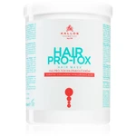 Kallos Hair Pro-Tox maska pre slabé a poškodené vlasy s kokosovým olejom, kyselinou hyalurónovou a kolagénom 1000 ml
